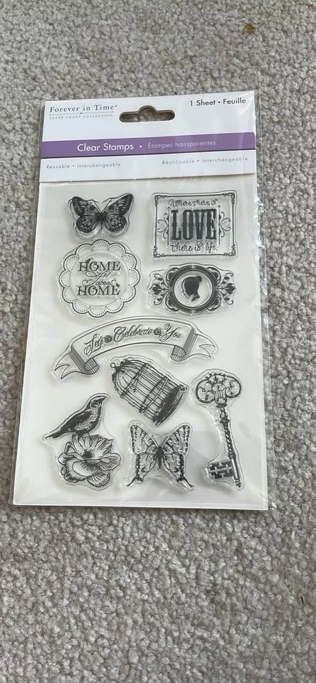 Forever in Time & Recollections Clear Stamps Lot of 5 - photo 4