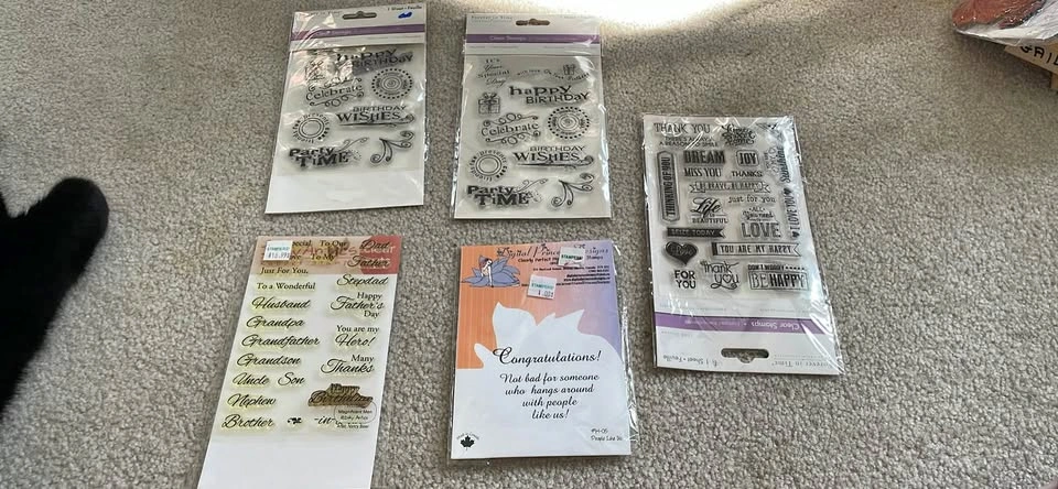 Forever in Time, Inky Antics & Digital Princess Stamp Lot
