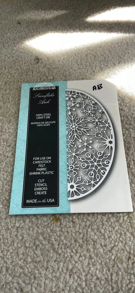 Memory Box Steel Craft Dies - English Rose, Snowflake Arch - photo 3