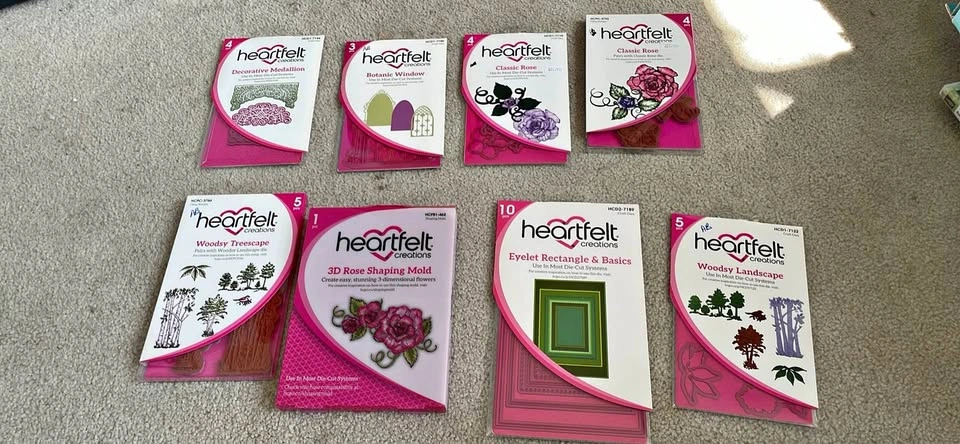 Heartfelt Creations Stamp, Die, and Shaping Mold Set