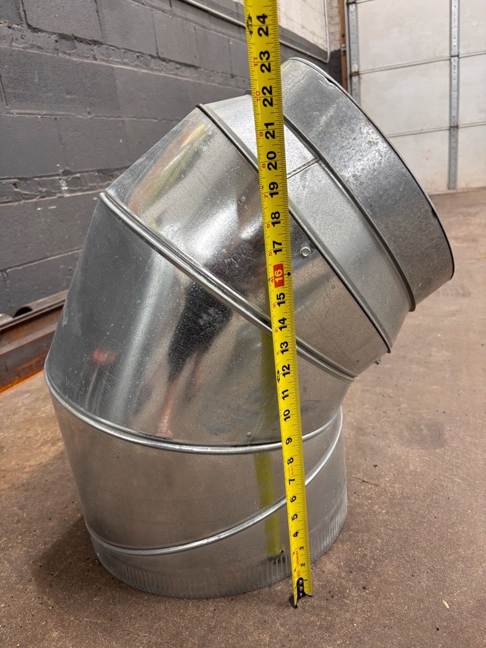 16” elbow with 16 to 14 reducer - photo 2