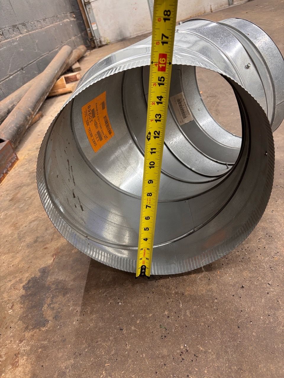 16” elbow with 16 to 14 reducer - photo 4