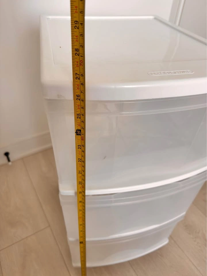 3-Drawer Plastic Storage Tower - photo 2
