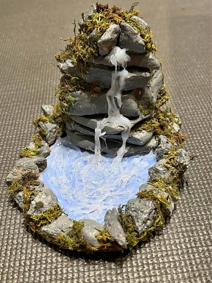 Hand made Water fall for decoration