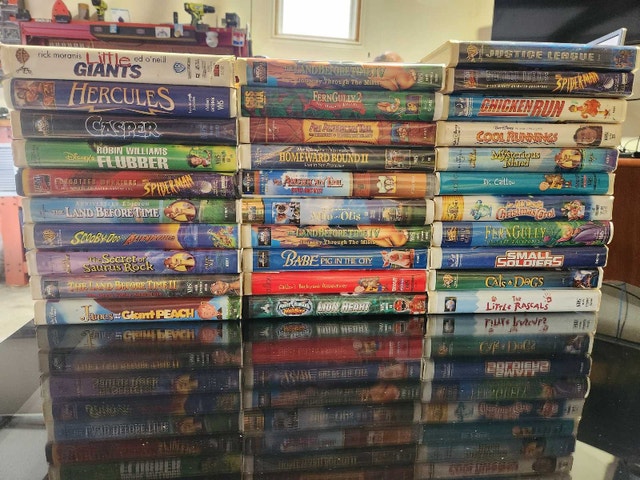 Large Collection of Assorted VHS Movies