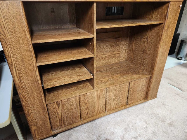 Oak Entertainment Unit