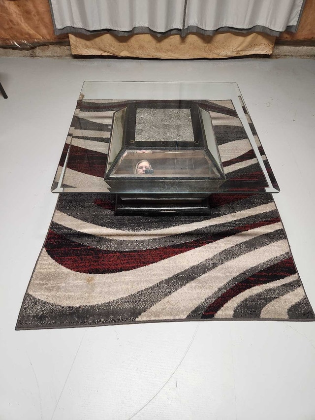 Glass and Marble Coffee Table Set - photo 2