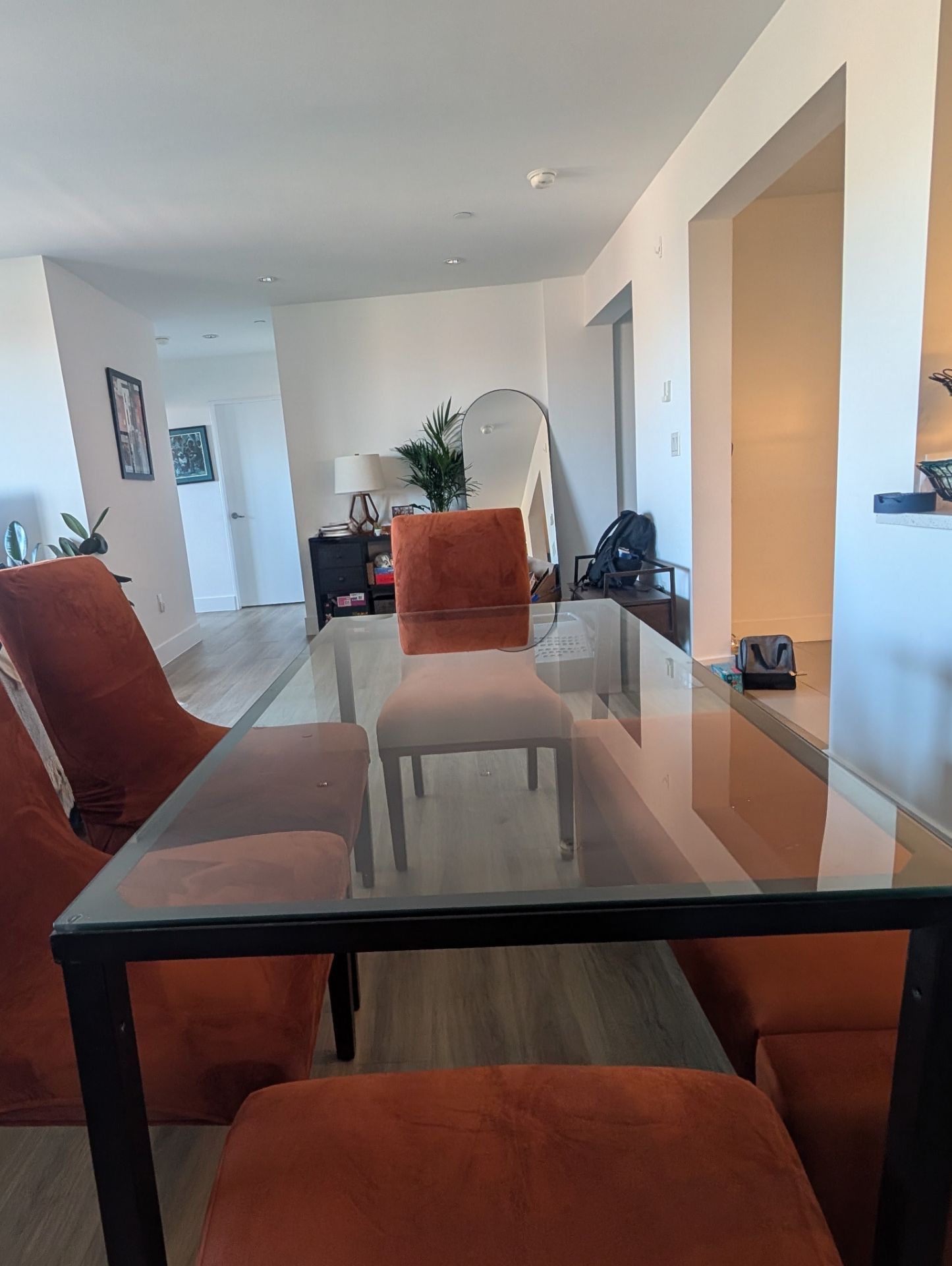 IKEA Granas Glass Top Dining Table