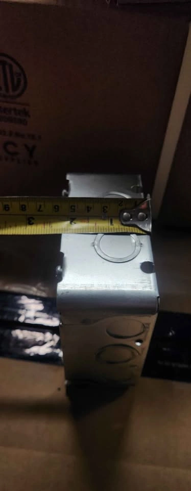 4 11/16 x 4 11/16 x 2 1/8 Deep Extension Ring - photo 2
