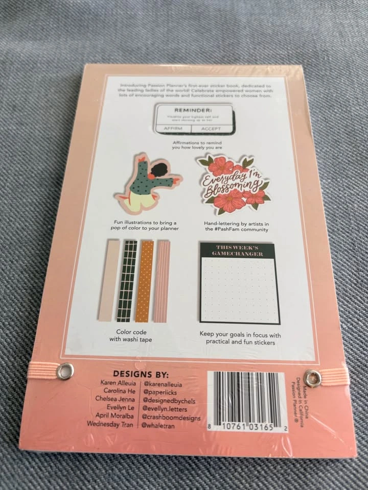 Passion Planner Women's Empowerment Sticker Book - photo 2