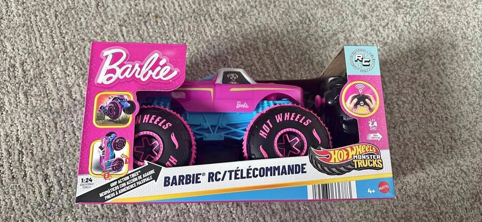 Hot Wheels Monster Trucks Barbie Remote-Control