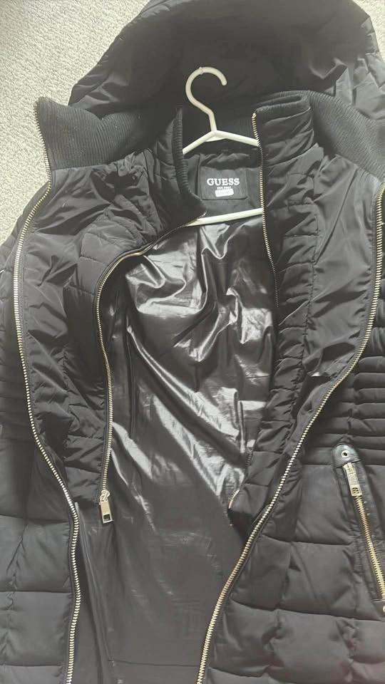 Guess Winter Coat Black with Gold - photo 3