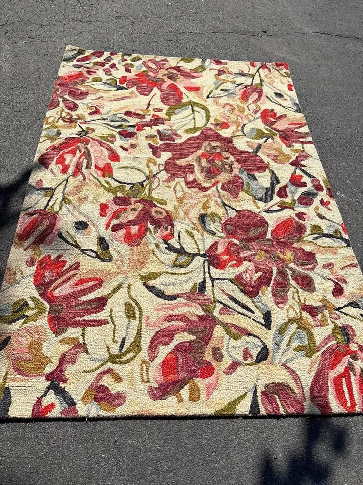 Loloi Belladonna Hand-Hooked Wool Area Rug – 5’ x 7’6