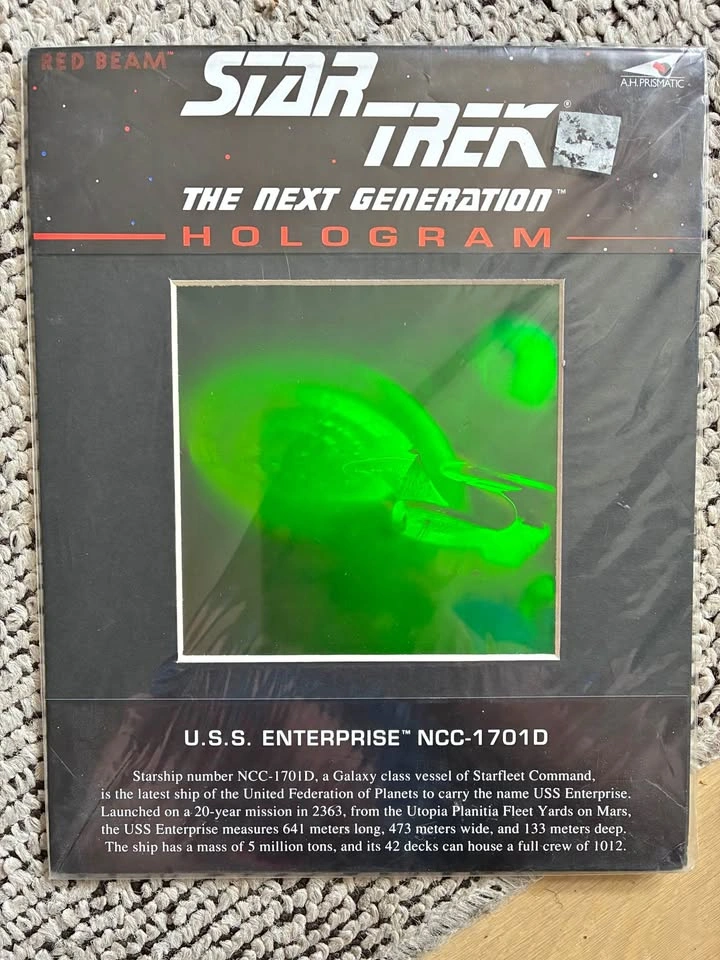 1994 Star Trek: The Next Generation U.S.S. Enterprise Hologram