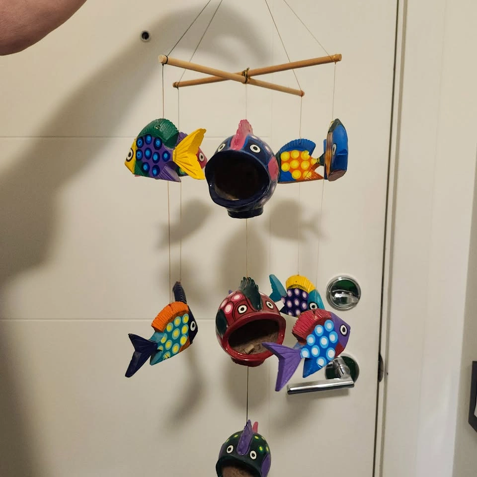 Fish Family Wind Chime, Decor, Decorative - photo 4