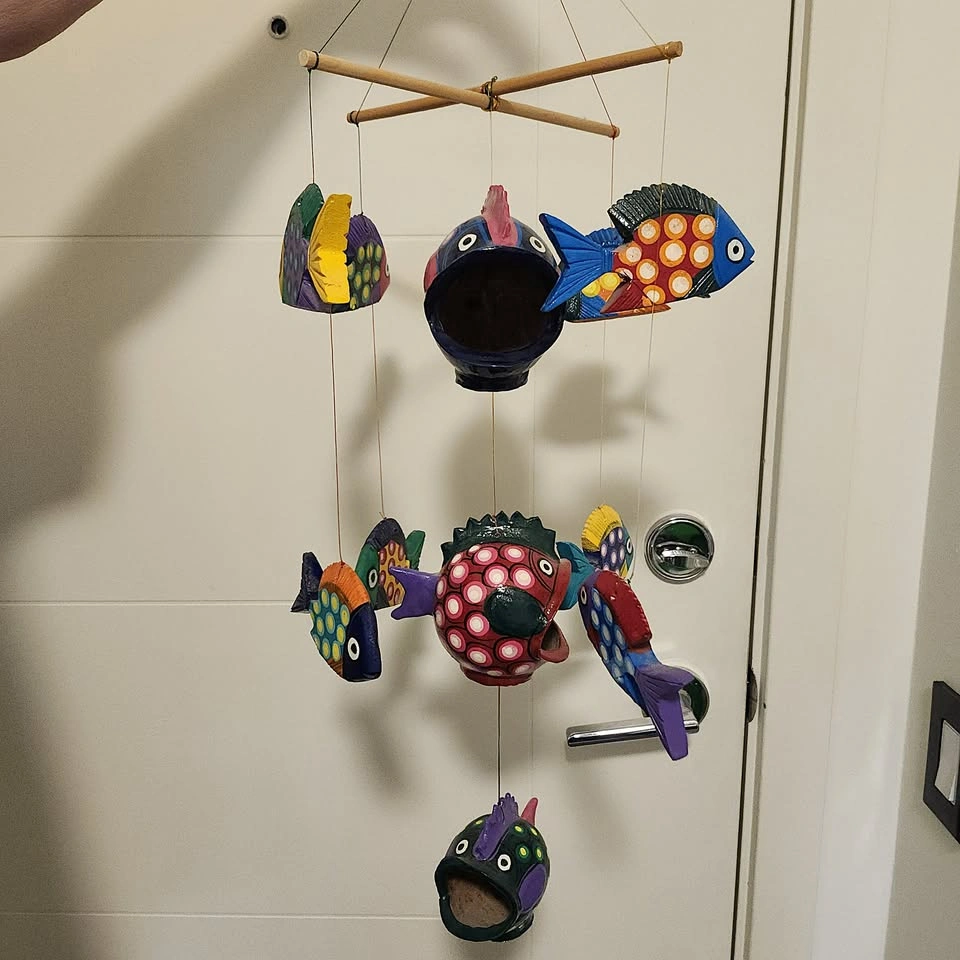 Fish Family Wind Chime, Decor, Decorative - photo 5