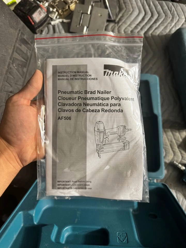 Makita AF506 Pneumatic Brad Nailer - photo 4