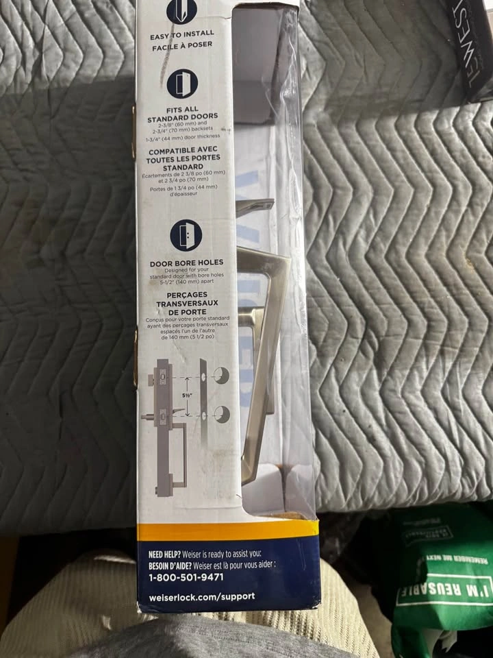 Weiser SmartKey Deadbolt and Handleset - photo 2