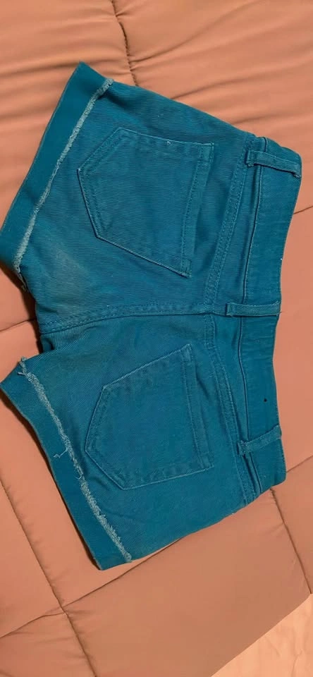 Streetwear Society Teal Corduroy Shorts - photo 2