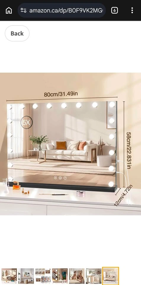 HALUMAO Vanity Mirror with Lights - photo 2