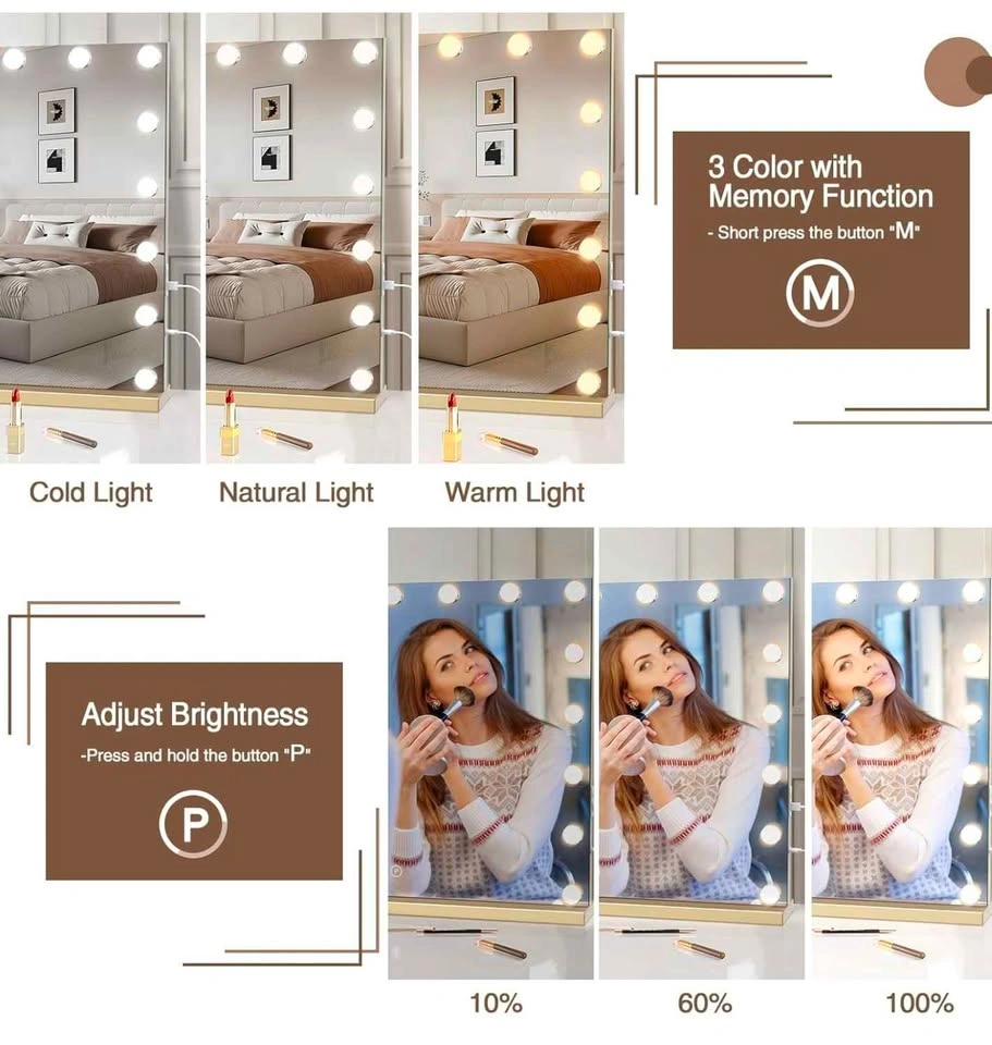 HALUMAO Vanity Mirror with Lights - photo 4