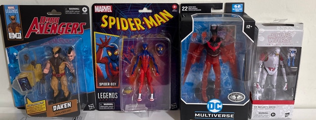 Lot of Sealed Action Figures (Marvel Legends, DC, Star Wars)