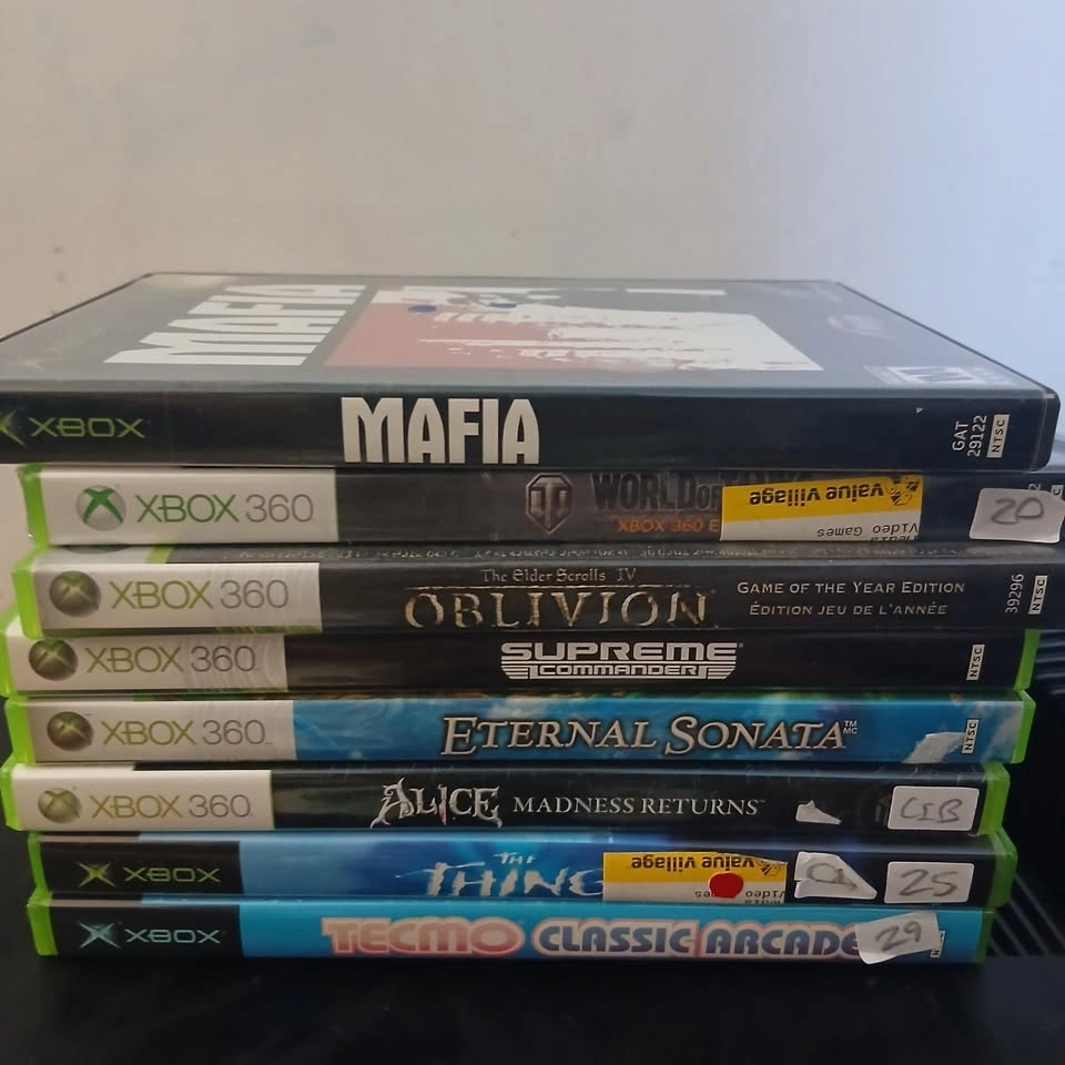 Original Xbox + Xbox 360 Bundle with 2 Controllers, 8 Games - photo 3