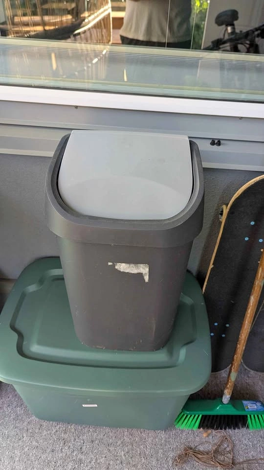 Swing-Top Trash Can