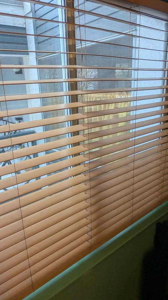 Wooden Coloured Horizontal Window Blinds - photo 3