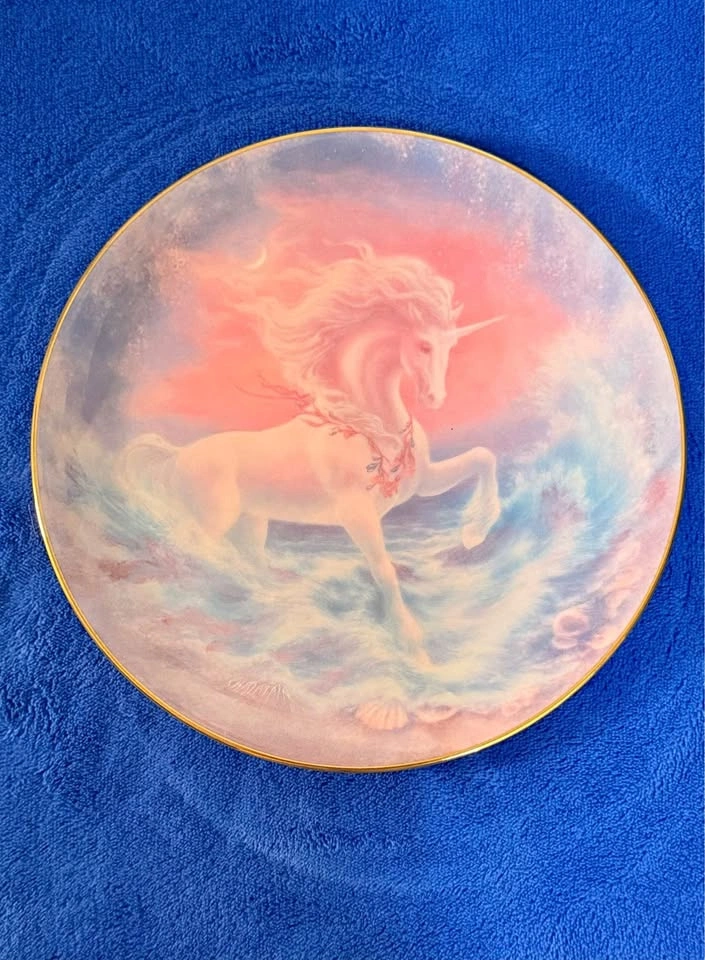 Collectors Plate - Unicorn of the Sea