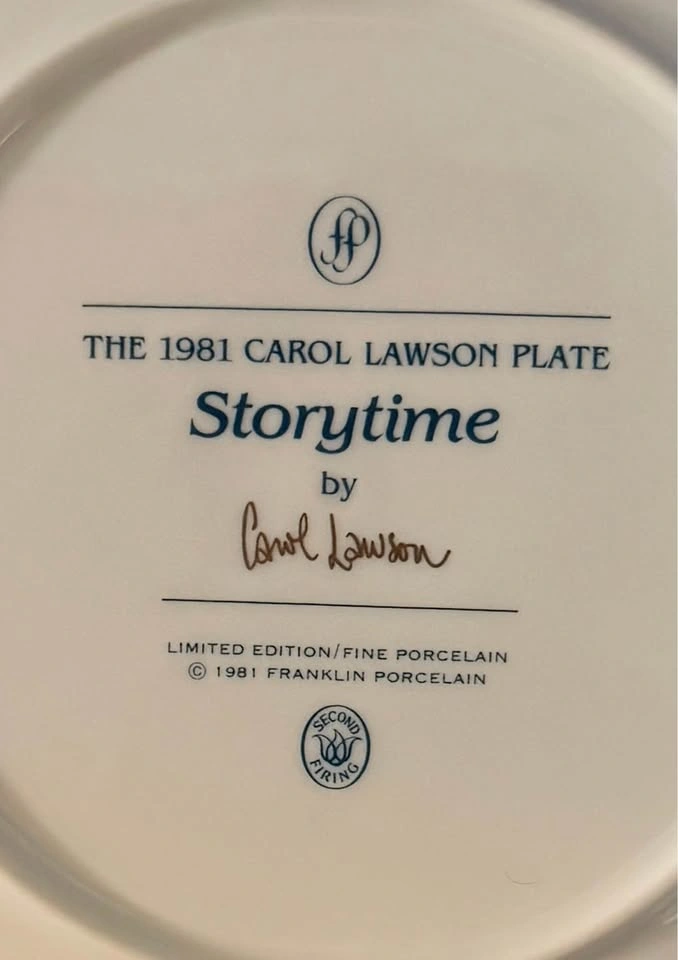 Vintage “Storytime” by Carol Lawson Decorative Collectable Frank - photo 3