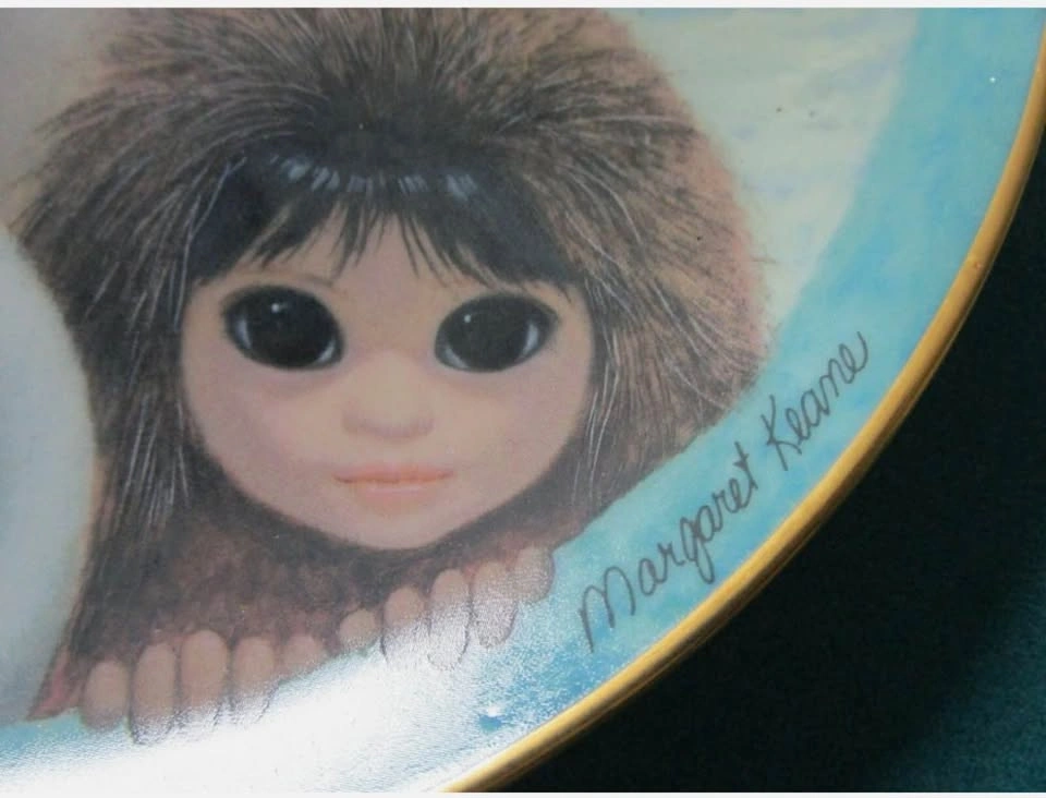 Margaret Keane Big Eyes Pu's Polar Playground Collector Plate - photo 3