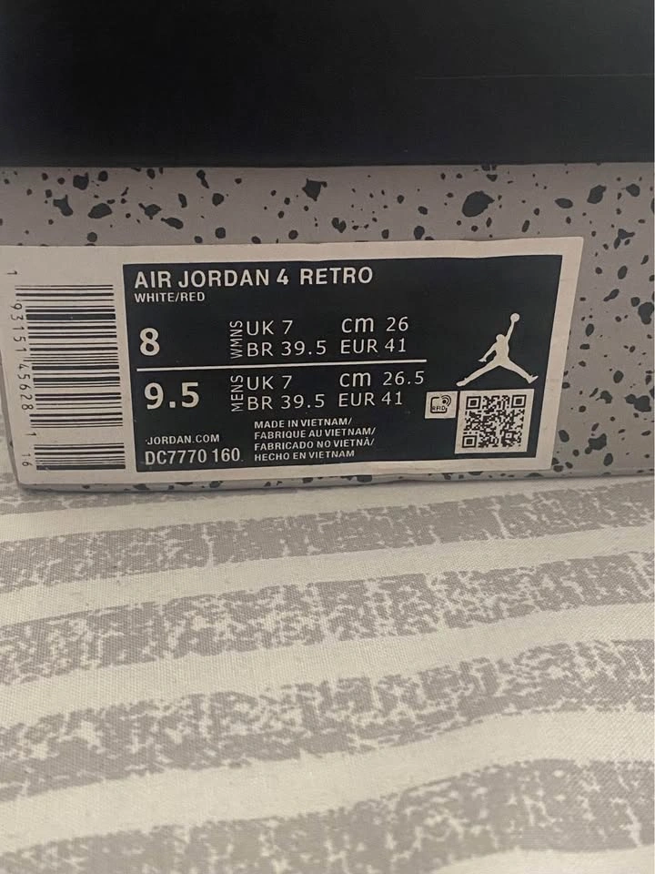 Air Jordan 4 fire red - photo 4