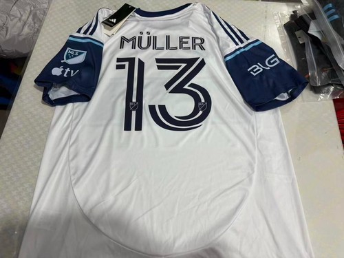 Müller Vancouver Whitecaps Jersey 2025/26 - All Sizes