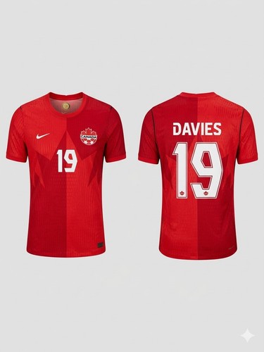 Davies Canada World Cup 2026 Authentic Jersey