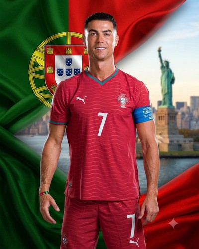 Ronaldo Portugal Home Jersey World Cup 2026- Men Size L
