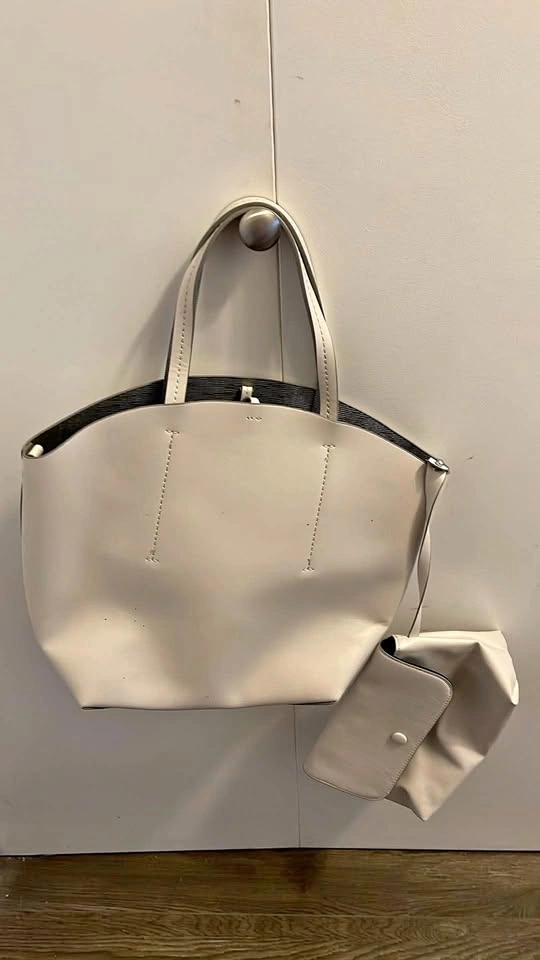 Large Tote Bag with a Matching Mini Pouch