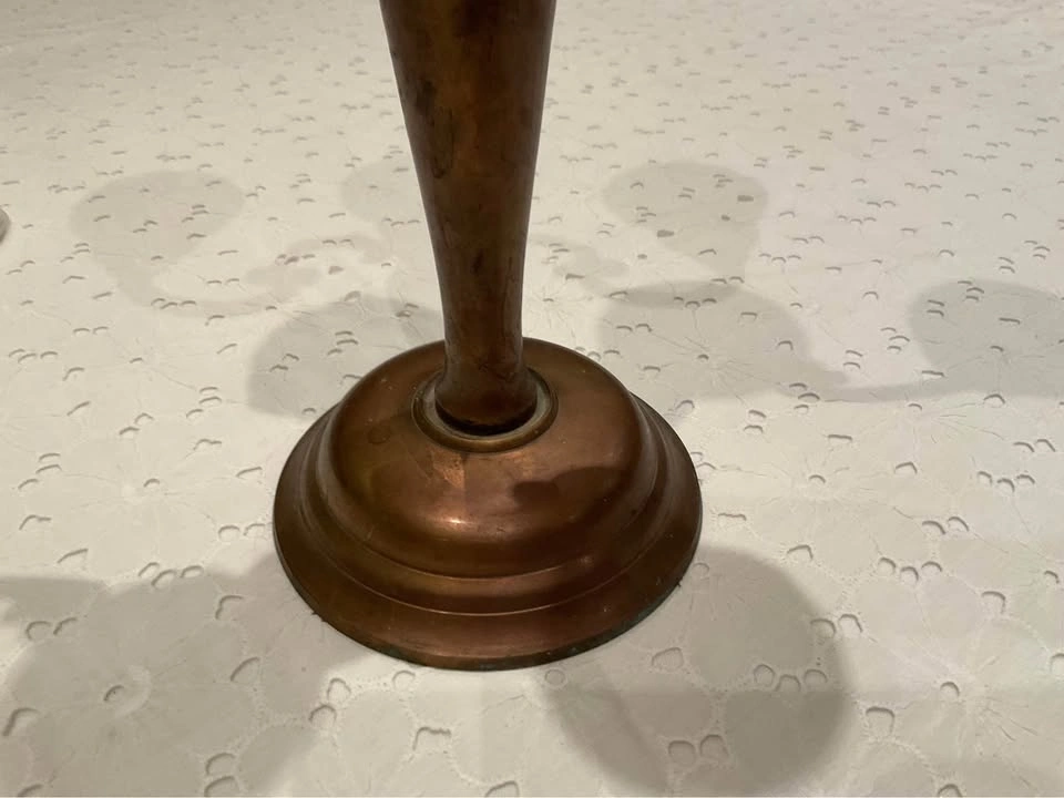 Brass Candle-Opera 3 Arm Vintage Solid Brass Made In India - photo 4