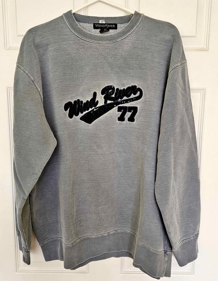 Vintage Wind River Men's 100% Cotton Crewneck Sweatshirt - Size
