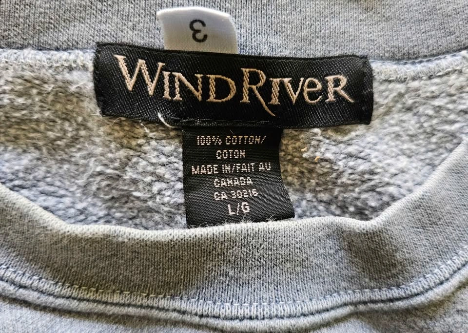 Vintage Wind River Men's 100% Cotton Crewneck Sweatshirt - Size - photo 2