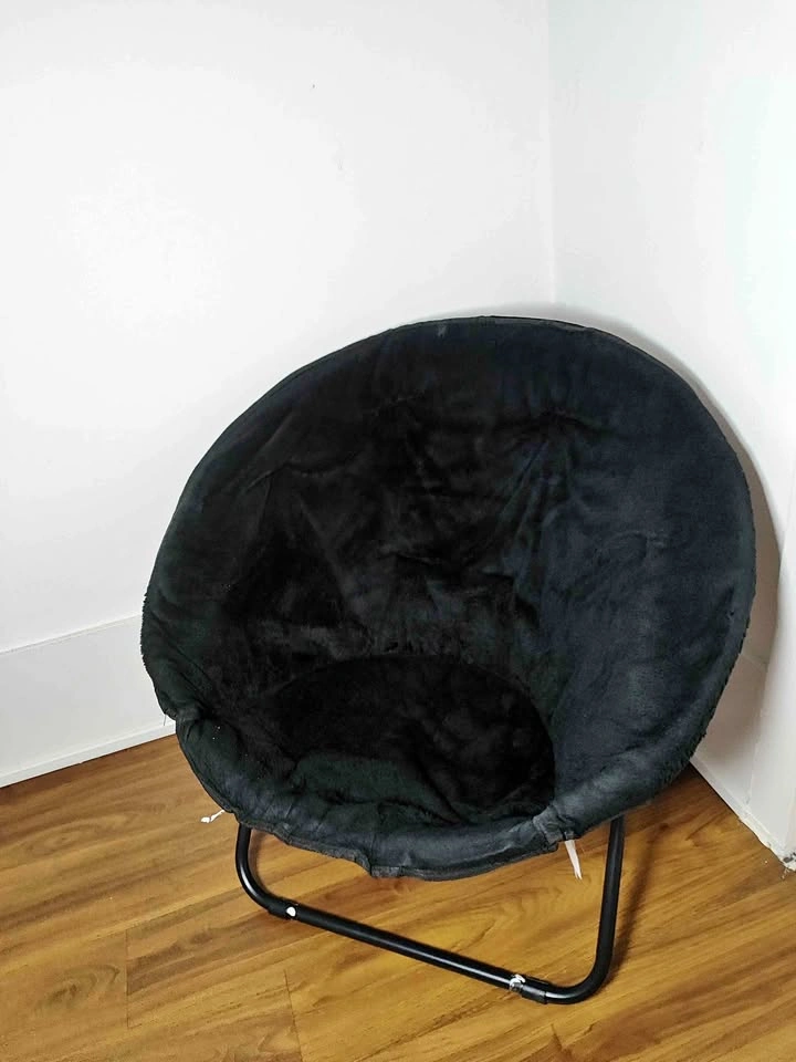 Moon Chair — Black — (Moving Sale)