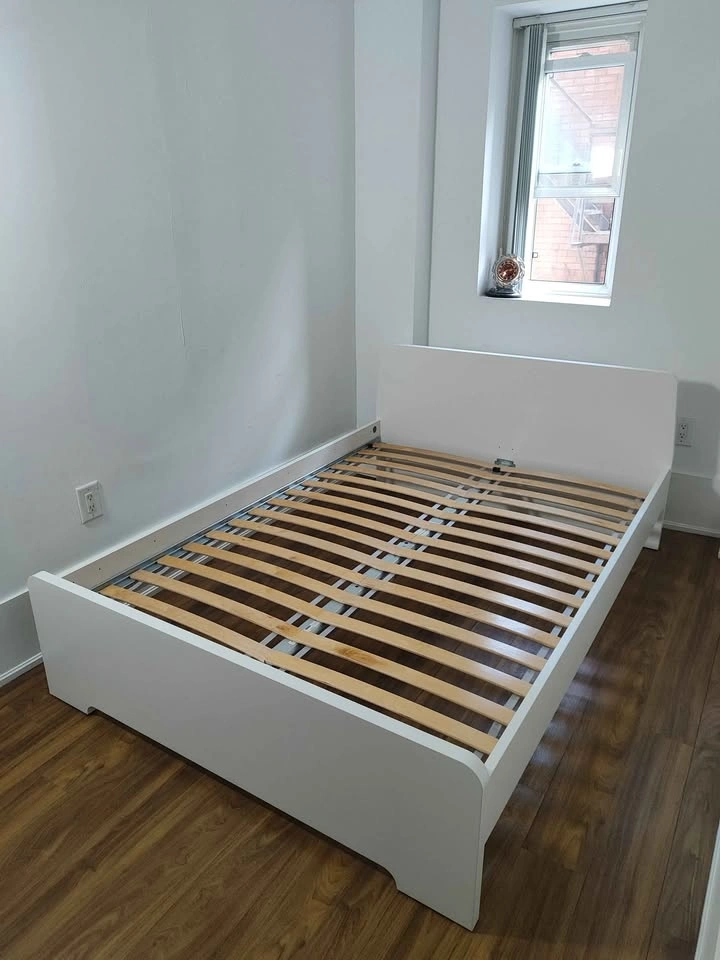 Bed Frame — IKEA ASKVOLL — White — Like New — (Moving Sale) - photo 2