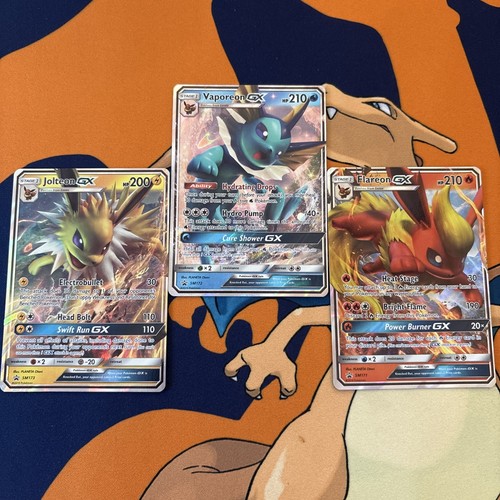 Flareon GX SM171, Vaporeon GX SM172, Jolteon GX SM173 Promo