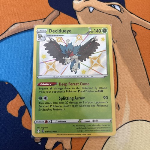 Decidueye SV003/SV122 Shining Fates: Shiny Vault Holo NM - photo 3