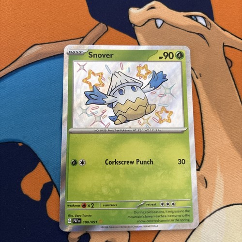 Snover 100/091 SV: Paldean Fates Holo NM