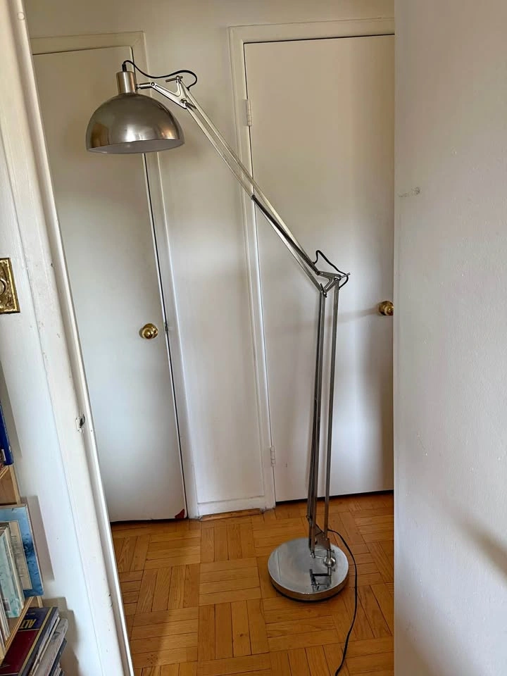 Vintage Structube Giant Architect Floor Lamp – Chrome