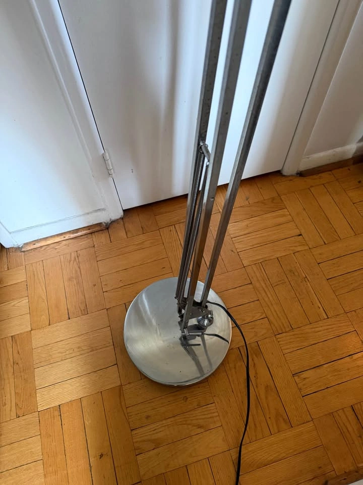Vintage Structube Giant Architect Floor Lamp – Chrome - photo 4