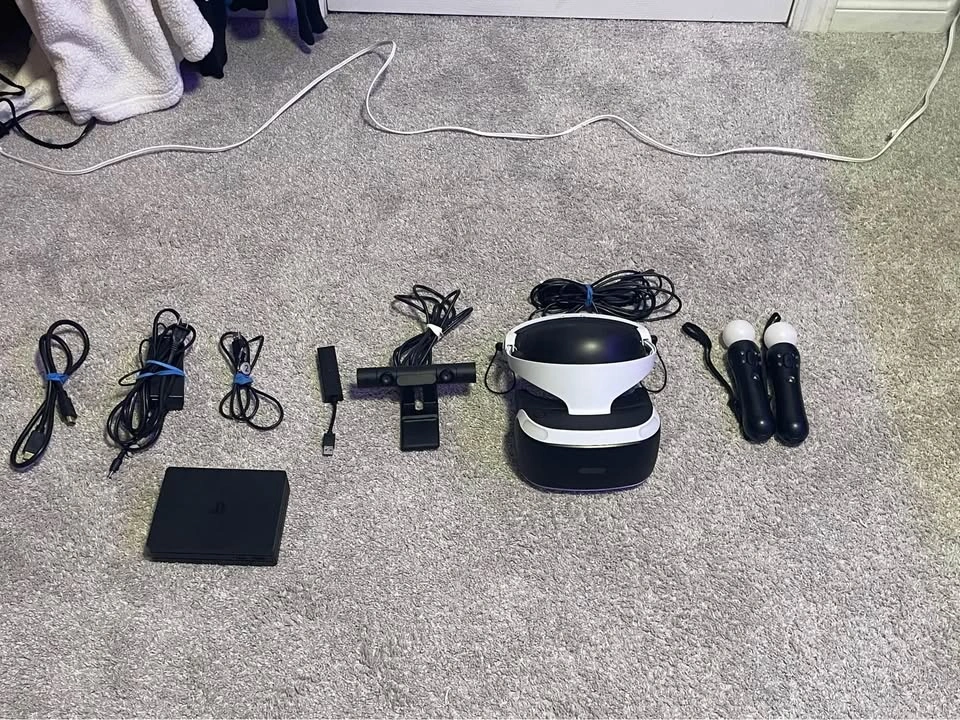 PlayStation VR with camera adapter for ps5