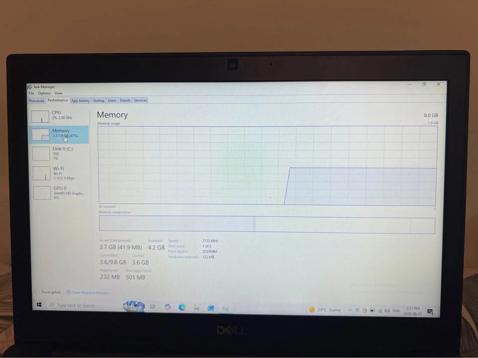 Dell Latitude laptop core i5 8gb ram 128gb ssd - photo 5