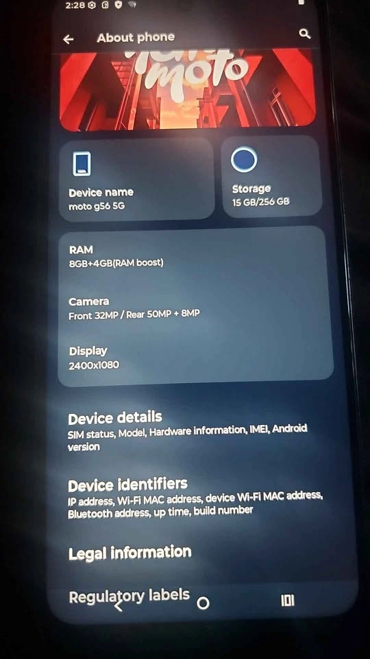 Motorola moto g56 5g - photo 4